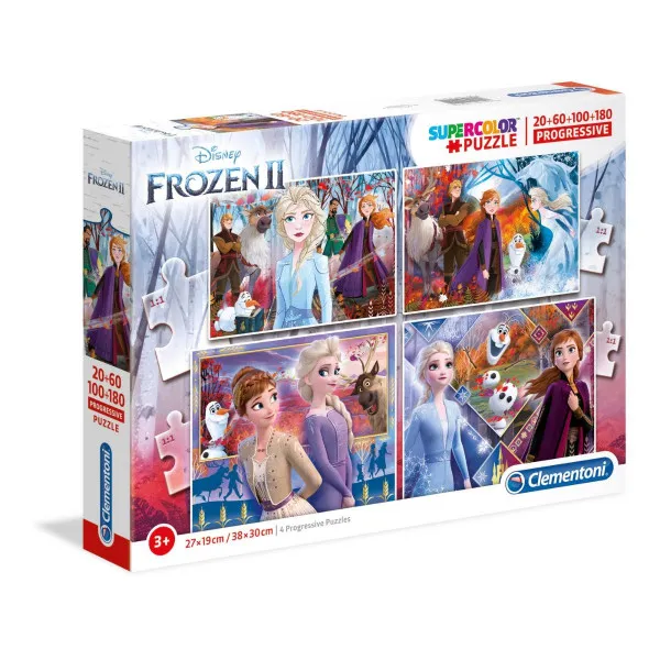 PUZZLE 20+60+100+1808 FROZEN 2 