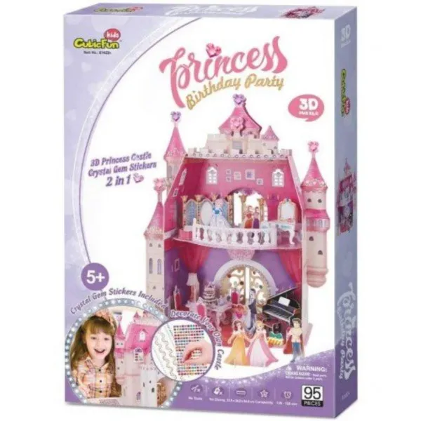 PUZZLE 3D PRINCESS BIRTHDAY 