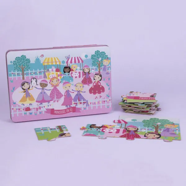 PUZZLE  XL PRINCEZA 24  KOM U METALNOJ KUTIJI 