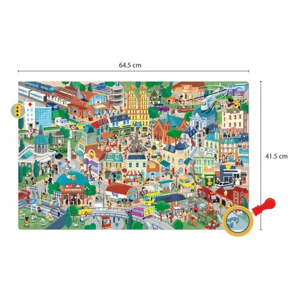 PUZZLE EDU GRAD PRONAĐI PREDMETE 