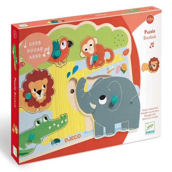 PUZZLE ZVUČNE - Baobab   DJ01708 
