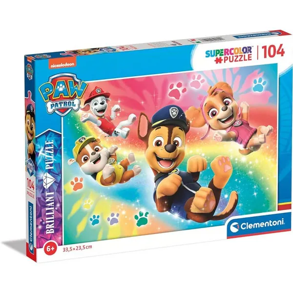 PUZLE 104BRILLIANT PAW PATROL 2023 