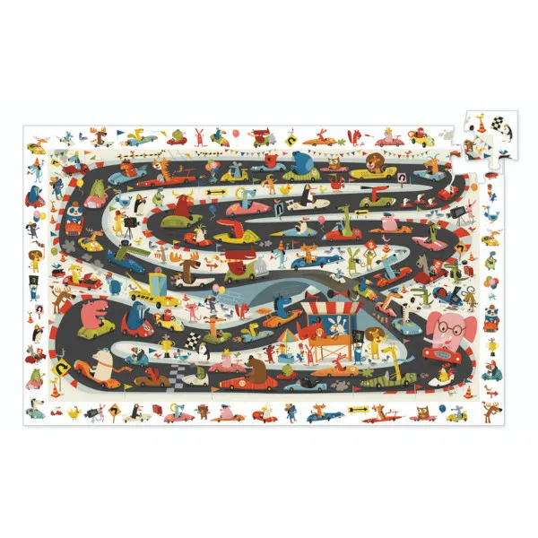 PUZZLE observ. Car rally 54 pcs 
