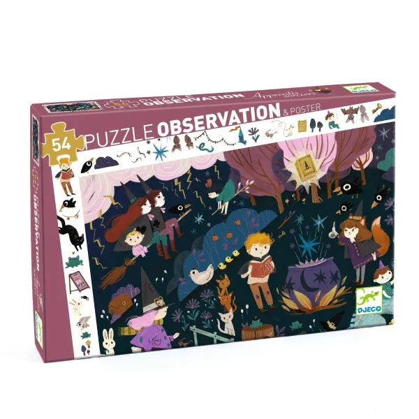 PUZZLE observ. Sorcerers' apprentices - 54 pcs FSC MIX 