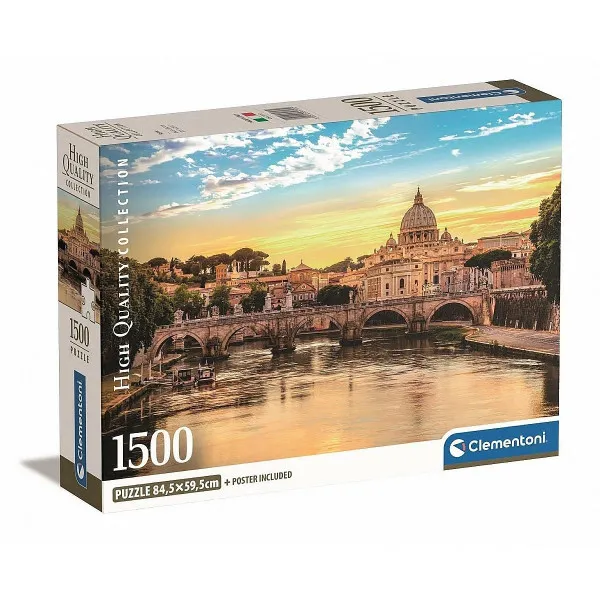 PUZZLE 1500 HQC ROME COMPACT BOX 