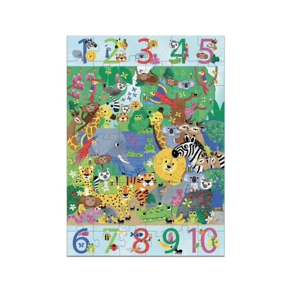 PUZZLE 54 -70X50cm BROJEVI 1-10 DJ07148 
