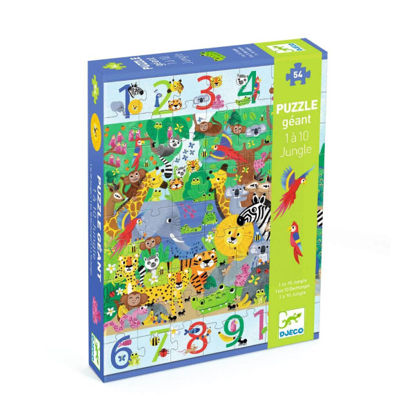 PUZZLE 54 -70X50cm BROJEVI 1-10 DJ07148 