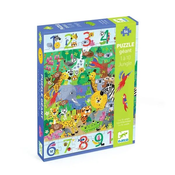 PUZZLE 54 -70X50cm BROJEVI 1-10 DJ07148 