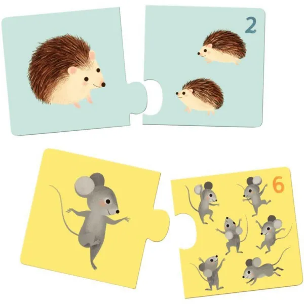 PUZZLE DUO BABY ANIMALS DJ08197 