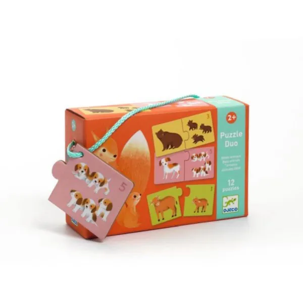 PUZZLE DUO BABY ANIMALS DJ08197 