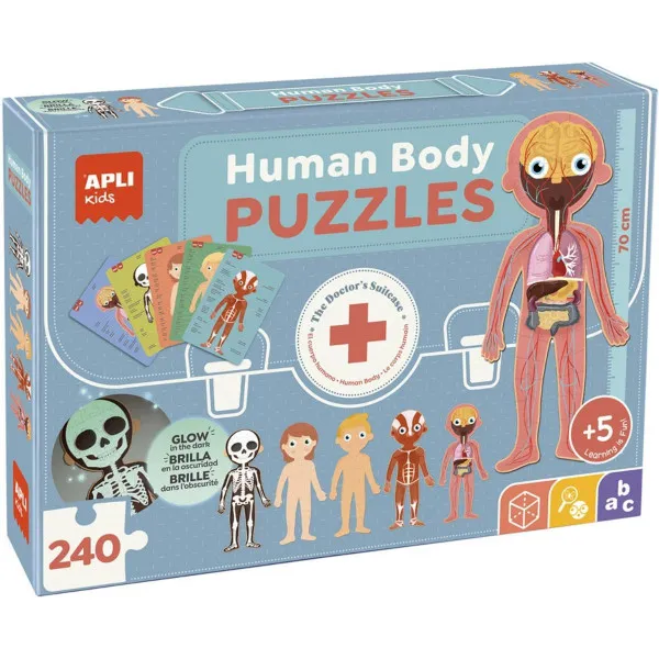 B.HUMAN BODY PUZZLE 240U 19438AP 