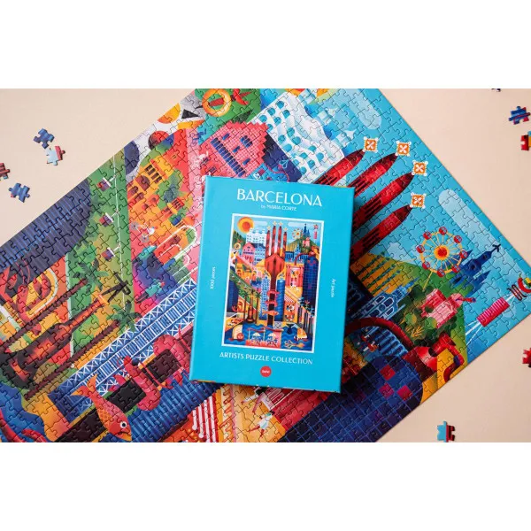 Puzzle,Barcelona,1000 pcs,chipboard 