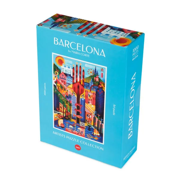 Puzzle,Barcelona,1000 pcs,chipboard 