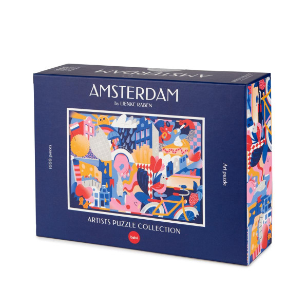 Puzzle,Amsterdam,1000 pcs,chipboard 