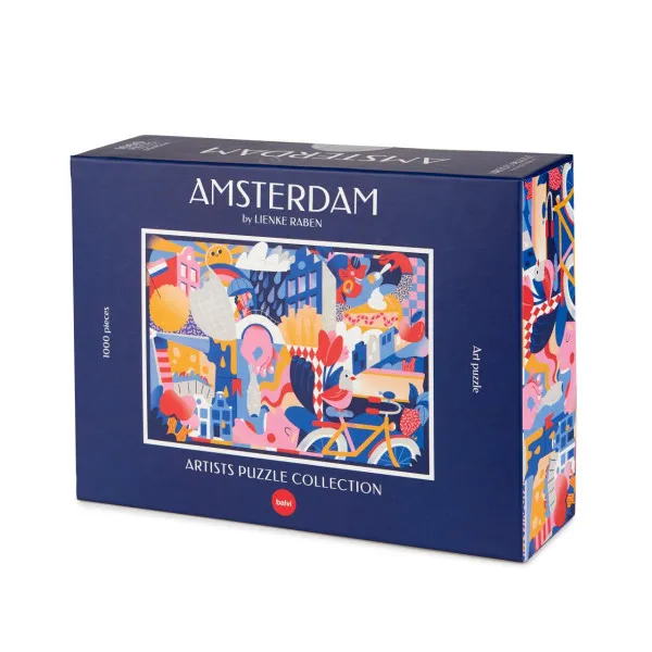 Puzzle,Amsterdam,1000 pcs,chipboard 