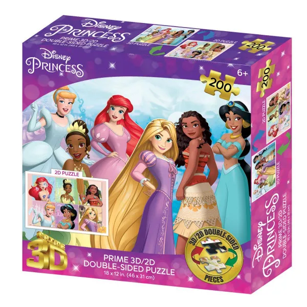 PUZZLE 3D 200PCS DIESNEY PRINCESS 31*46 