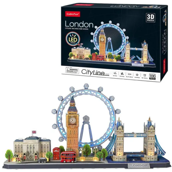 PUZZLE CUBIC FUN LED LONDON CITYLINE 