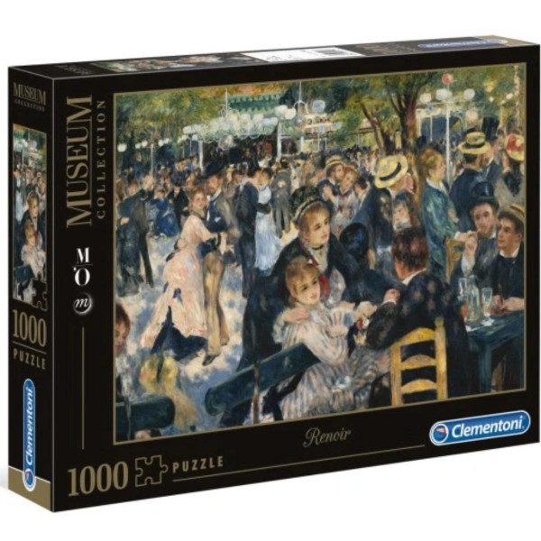 PUZZLE 1000 MUSEUM BAL DU MOULIN COMPACT 