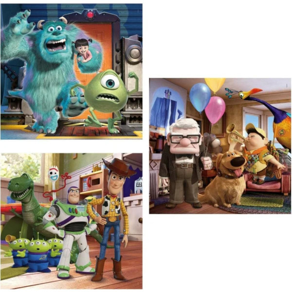 PUZZLE 3X48 SQUARE DISNEY PIXAR 2025 