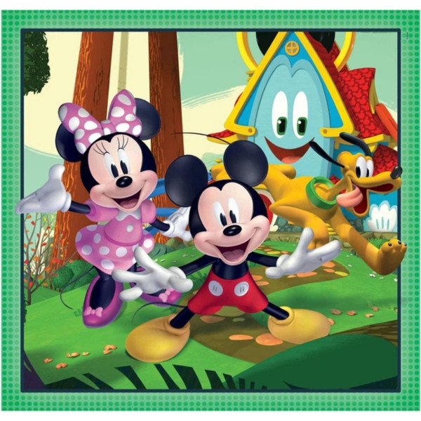 PUZZLE 3X48 SQUARE MICKEY AND FRIENDS 25298 