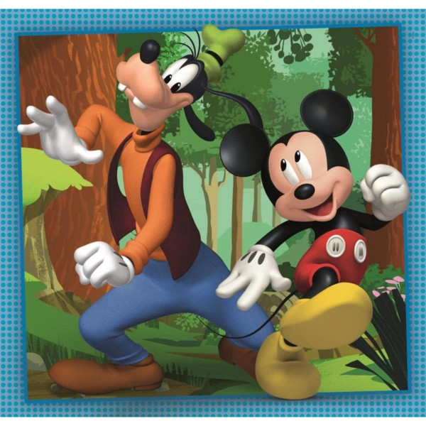 PUZZLE 3X48 SQUARE MICKEY AND FRIENDS 25298 