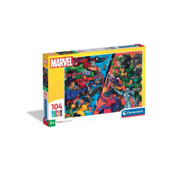PUZZLE 104 MARVEL HEROES VS VILLAINS 