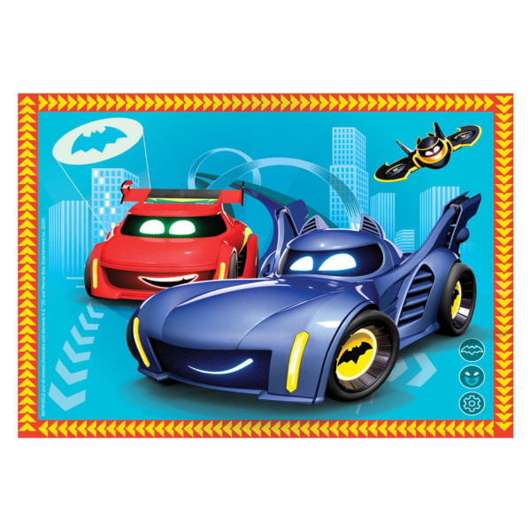 PUZZLE 4IN1 BATWHEELS 