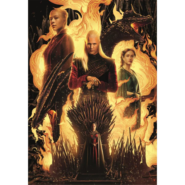 PUZZLE 500 HOUSE OF DRAGON COMPACT 
