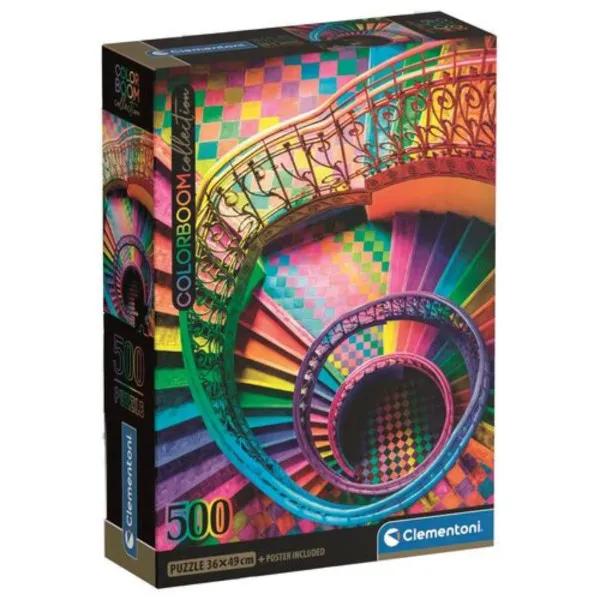 PUZZLE 500 HQC COLORBOOM STAIRS COMPACT 