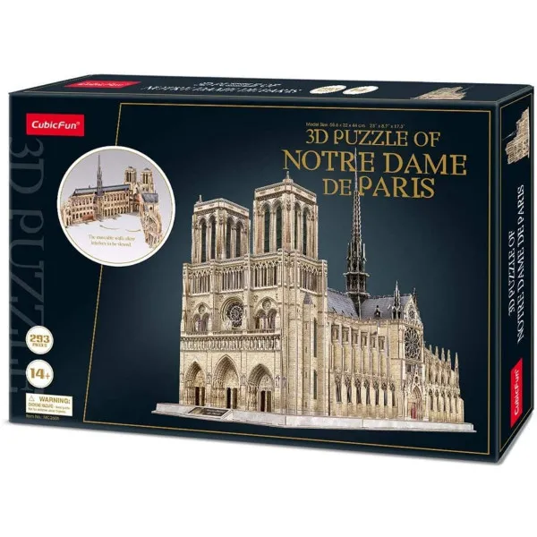 CUBIC FUN PUZZLE NOTRE DAM DE PARIS 
