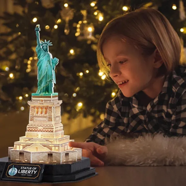 CUBIC FUN PUZZLE STATUE OF LIBERTY NIGHT ED 
