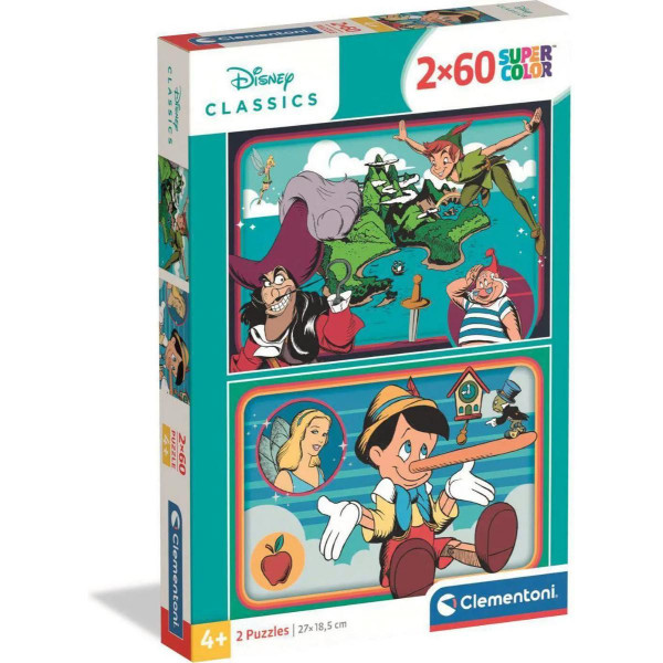 PUZZLE 2X60 DISNEY CLASSIC 2025 