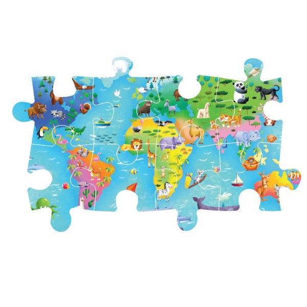 PUZZLE 60 MAXI NOLI MAPA DIVLJEG SVETA 2025 