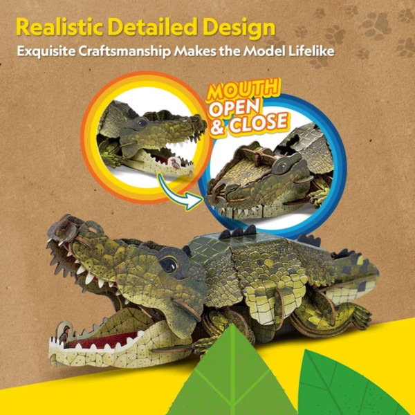 PUZZLE CUBIC FUN CROCODILE 