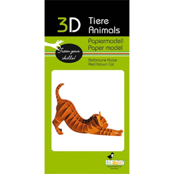 3D šarena mačka 