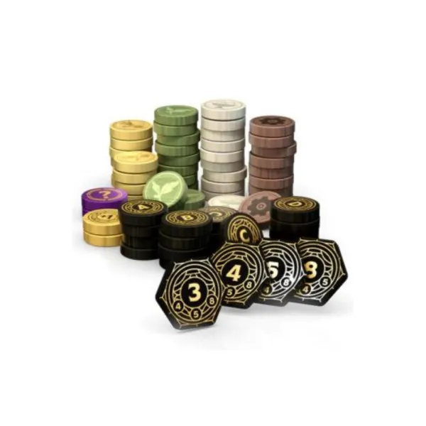 Društvena igra - Neboderi (drveni tokeni) 