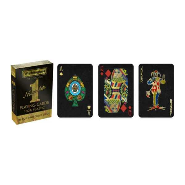 Karte Waddingtons No. 1 - Black and Gold 