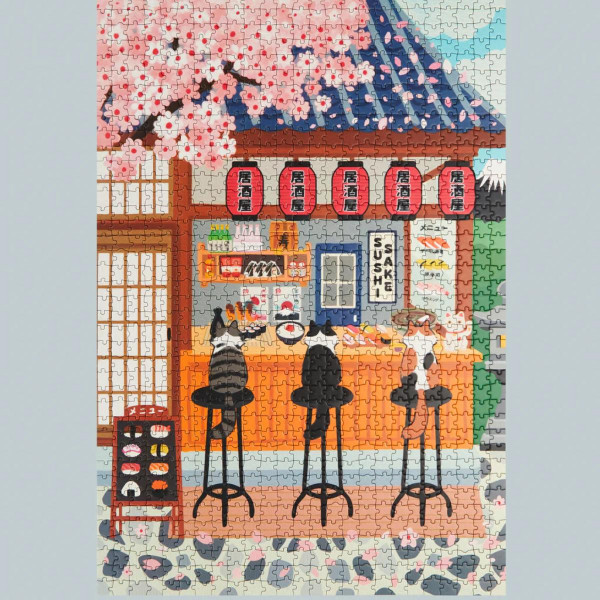 SLAGALICA SUSHI CATS 1000 PCS KARTON 