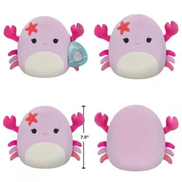 SQUISHMALLOWS 20CM-ROZA RAK SA ZVIJEZDOM 