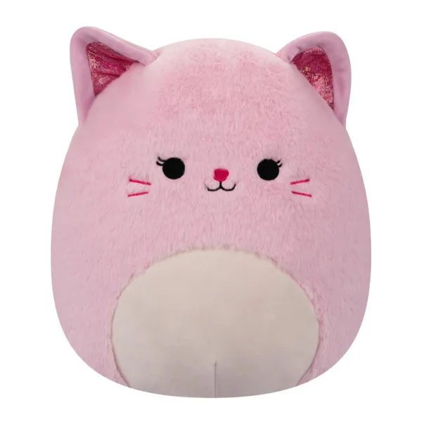 SQUISHMALLOWS FUZZAM.30cm ROZA MAČKA CELENIA 
