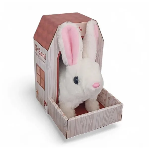 PLIŠANI ZEC BIJELI INTERAKTIVNI 