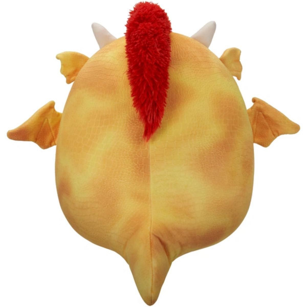 SQUISHMALLOWS 40CM ŽUTI ZMAJ SA CRVENOM KOSOM 