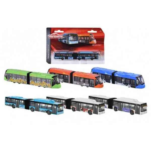 MAJORETTE MAN CITY BUS+SIEMENS AVENIO TRAM 