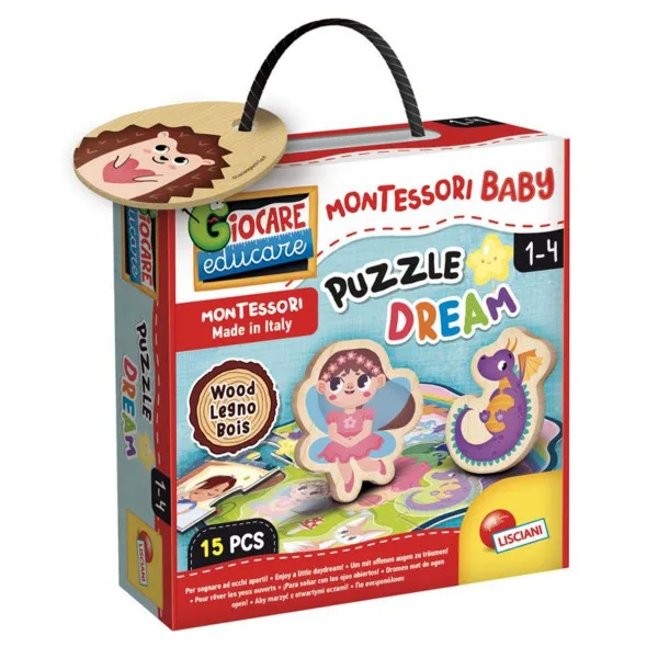 MONTESSORI DRVENE DRVENE PUZZLE DREAM 