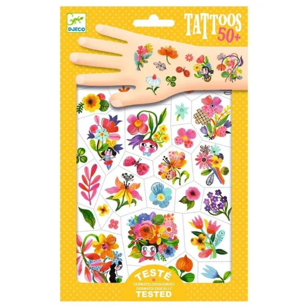 NALJEPNICE TATOO - Aqua flor 