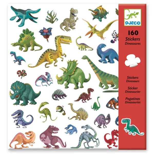 NALJEPNICE SET 160 DINOSAURI DJ08843 