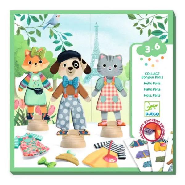 KOLAŽ SET Bonjour Paris DJ09849 