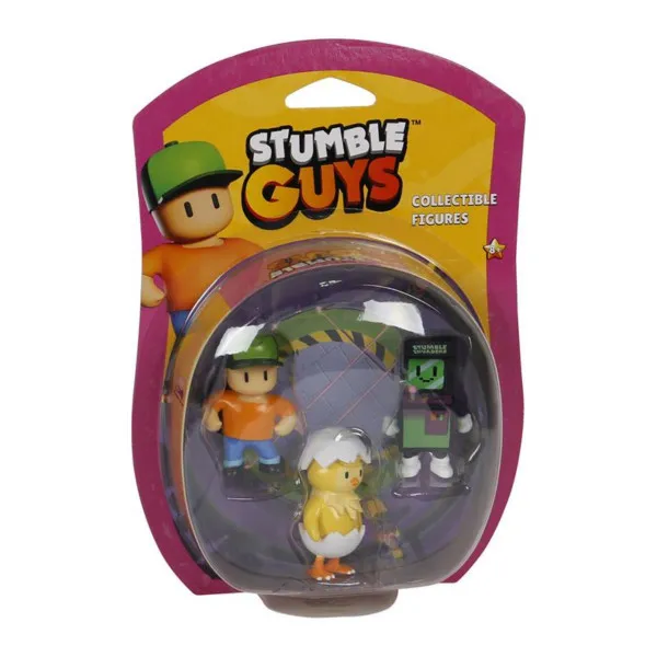 STUMBLE GUYS 2S-FIGURICE 3PK BLISTER 24/1 
