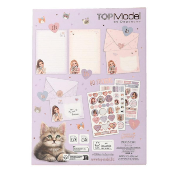 TOP MODEL SET SA PISMIMA CAT LOVE 8/1 