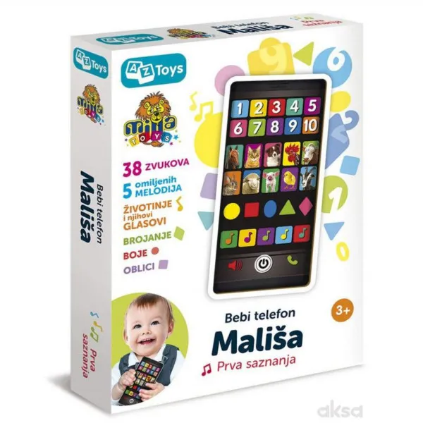 BEBI TELEFON MALIŠA U KUTIJI 010298 